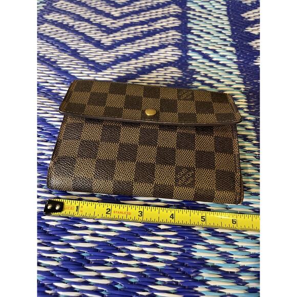 LOUIS VUITTON Tresor Etui Papier Trifold Wallet Damier Leather SP1013 - Picture 7 of 11